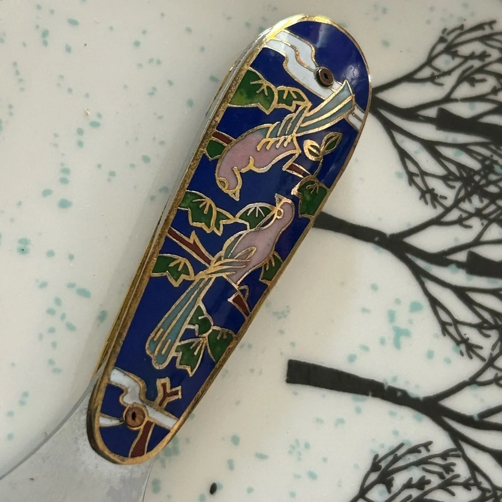 Vintage Cloisonné Bottle Opener